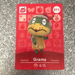 Grams Animal Crossing Amiibo Card